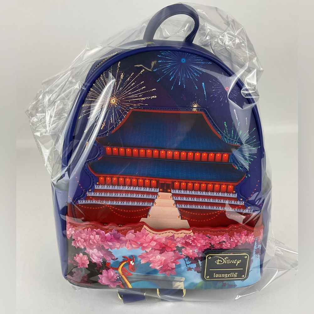 Loungefly Disney Mulan Castle Light Up Backpack
